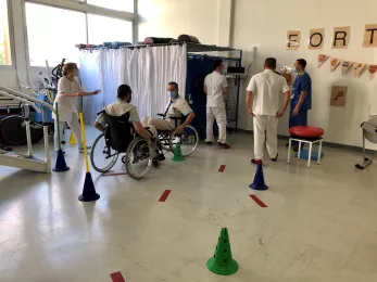 ergothérapie fauteuils roulants clinique des cèdres ssr