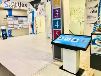 borne d'orientation digitale