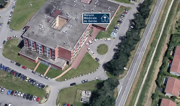 accès maison médicale de garde cornebarrieu