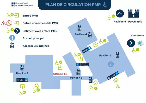 Plan accès PMR